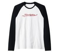 Woodbridge Virginia New Jersey Vintage Varsity Distressed Raglan Baseball Tee