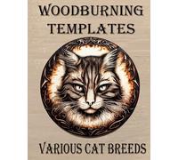 Woodburning Templates: Cats Faces for Tracing and Woodburning pyrography