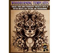 Woodburning Templates: Pyrography Designs for Tracing and Wood Burning - Creative Tattoo Motifs