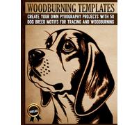Woodburning Templates: Pyrography Patterns for Tracing and Wood Burning - Dog Breed Motifs