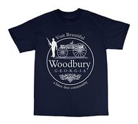 Woodbury Georgia Walking Dead Inspired T-Shirt Navy Blue