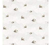 Woodchip & Magnolia Wallpaper Sweeping Swallows WM-377-01R