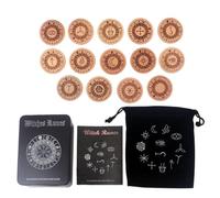 Woodcut Symbol Set - Delicate Spiritual Fortune-Telling Kit