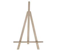 WooDeeDoo (2 Pcs.) Large Wooden Table Top LUX Easel | 45 cm | Deep Holder | Solid Beech Wood Desk Art Canvas Display Stand for Cards Pictures Photos Crafts up to 35 cm