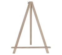 WooDeeDoo (3 Pcs.) Large Wooden Table Top Easel | 46 cm | Solid Beech Wood Desk Art Canvas Display Stand for Cards Pictures Photos Crafts up to 40 cm