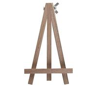 WooDeeDoo (3 Pcs.) Mini Wooden Table Top Easel | 15 cm | Solid Beech Wood Desk Art Canvas Display Stand for Name Wedding Cards Pictures Photos Crafts up to A5