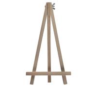 WooDeeDoo (5 Pcs.) Small Wooden Table Top Easel | 25 cm | Solid Beech Wood Desk Art Canvas Display Stand for Name Wedding Cards Pictures Photos Crafts up to A4