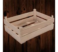 Woodeedoo Mini Decorative Wooden Crate Mini Gift Hamper Display Tray Decorative Beechwood Storage Box 17.5X12X6Cm