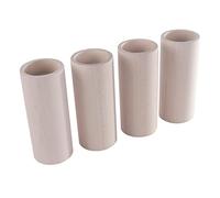 WooDeeDoo Round Wooden Tea Light Candle Holder | Beechwood | 5x Large | 50 x 50 x 100 mm | Unpainted Plain Blank Decorative Wood for Craft Decoupage