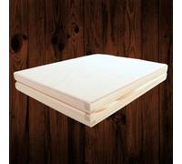 Woodeedoo Shallow Slim Pine Wooden Box With Lid For Crafts Keepsakes Memories Trinkets Treasures Photos Gifts 21.5X18X3Cm