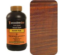 Woodeedoo Water-Based Wood Stain Dye - Danish Teak - 1L - Ready To Use Quick Dry