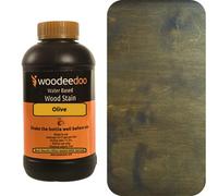 Woodeedoo Water-Based Wood Stain Dye - Olive - 450Ml - Ready To Use Quick Dry