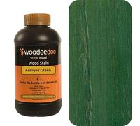 WooDeeDoo Water Based Wood Stain | Wood Dye | Ready to Use | Environmentally Friendly | Solvent Free | Odour Free | 1 L | Antique Green