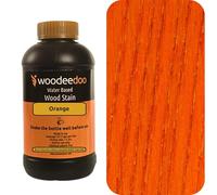 WooDeeDoo Water Based Wood Stain | Wood Dye | Ready to Use | Environmentally Friendly | Solvent Free | Odour Free | 200 ml | Orange