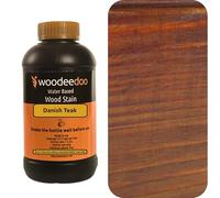 WooDeeDoo Water Based Wood Stain | Wood Dye | Ready to Use | Environmentally Friendly | Solvent Free | Odour Free | 1 L | Danish Teak
