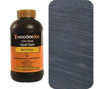 WooDeeDoo Water Based Wood Stain | Wood Dye | Ready to Use | Environmentally Friendly | Solvent Free | Odour Free | 450 ml | Dark Grey
