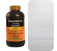 WooDeeDoo Water Based Wood Stain | Wood Dye | Ready to Use | Environmentally Friendly | Solvent Free | Odour Free | 1 L | White