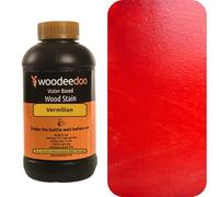 WooDeeDoo Water Based Wood Stain | Wood Dye | Ready to Use | Environmentally Friendly | Solvent Free | Odour Free | 200 ml | Vermilion