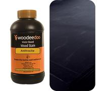 WooDeeDoo Water Based Wood Stain | Wood Dye | Ready to Use | Environmentally Friendly | Solvent Free | Odour Free | 1 L | Anthracite