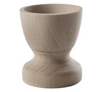 WooDeeDoo Wooden Egg Cup Small 45 x 42 mm Plain Beechwood Single Holder