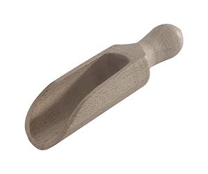 WooDeeDoo Wooden Scoop | 1 Piece Small 7 cm | Natural Beechwood | Bath Salt Flour Herbs Spices Sugar Soil Sand Coffee Baby Milk Laundry Detergent Washing Powder | Kitchen Cooking Tool Utensils