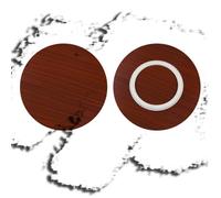 Wooden 120cm Round Rotating Serving Tray for Dining Table Silent Smooth Spin Brown Finish Perfect for Family Gatherings and Entertaining