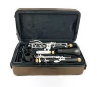 Wooden 18 Keys Bb Tone Clarinet Ebony Body Silver Plated Keys Clarinet With Case Clarinet Kit