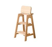 Wooden 3-Tier Step Stool Kitchen Tower Bathroom Sink Ladder Heavy Duty 150kg Capacity Ideal for Kitchen Counter Bedroom Versatile Home Use (Color1)