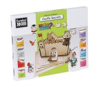 Wooden 3D Puzzle - Discover Everything About Castles - Educational Model - Glueless Assembly - Ages 8 and Above