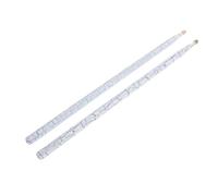 Wooden 5a Drumsticks Pair with Oval Tip for Snare Practice Beginners | Lightweight Matched Sticks, 40.20cm Length, Smooth Straight Grain Finish, Blue Crackle Pattern