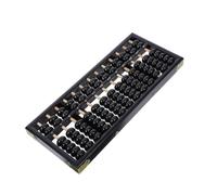 Wooden 7 Bead Abacus Black Frame for Counting and Maths