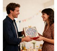 Wooden - 9x8in 135 Piece Animal Jigsaw, Shaped Fine Motor | Adults, Women, Kids and Families, Perfect for Kitten Lovers, Stress Relief, Brain Challenge