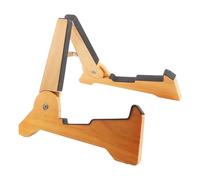 Wooden A-Frames Adjustable Floor Guitar Holder Folding Guitar Bass Floor Stand Stable Instrument Stand