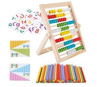 Wooden Abacus for Kids - Early Development Math Counting Toy | Addition Subtraction Learning Game,for Boys Girls Home Preschool Kindergarten Nursery Classroom Playroom