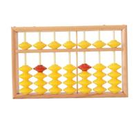 Wooden Abacus for Kids Math, 7 Rods Classroom Abaco with Non-Slip Beads & Hanging Rope, Teacher's Large Abacus for Elementary School
