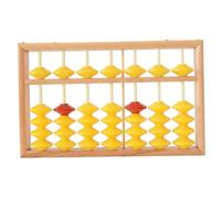 Wooden Abacus for Kids Math, 7 Rods Classroom Abaco with Non-Slip Beads & Hanging Rope, Teacher's Large Abacus for Elementary School