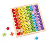 Wooden Abacus Multiplication Board 1x1 to 99 Teaching Tool for Arithmetic, Ideal for Primary Students, Math Learning Gift for Children