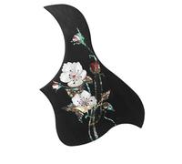 Wooden Acoustic Guitar Pickguard With Pattern Self- And Easy To Carry (Color : Light Green)