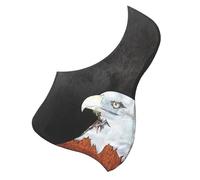 Wooden Acoustic Guitar Pickguard With Pattern Self- And Easy To Carry wood Guitar Pick Guard (Color : Light Grey)