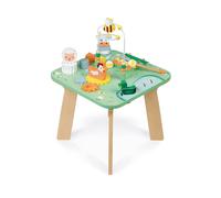 Wooden Activity Table Janod Meadow Baby Toy Xylophone Bead Maze Stacking Ages 1+