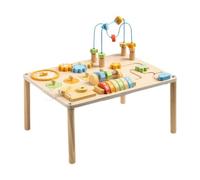 Wooden Activity Table Shape Matching for Boys Girls Birthday Gifts