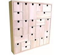 Wooden Advent Calendar To Decorate Geometric