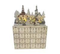 Wooden Advent Calendars, 24 Days Christmas Countdown Calendar Christmas Advent Calendars With 24 Numbered Drawers Christmas Holiday Decoration Tabletop Decoration For Christmas