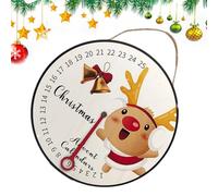 Wooden Advent Sign - Christmas Countdown Clock, Winter Decoration | Wall Decor for Home, Office, Bedroom, School