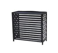 Wooden Air Conditioner Cover Conditioning Shell Blinds Wooden Air Conditioning Cover Outdoor Plant Storage, Wooden Air Conditioner Outer Frame