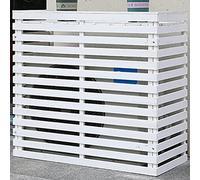 Wooden Air Conditioner CoverVersatile Outdoor Unit Frame for Enhanced AestheticsDecorative Bonsai StyleDurable Wooden Design for All Environments