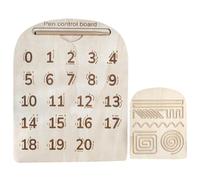 Wooden Alphabet Toys, Handwriting Practice Board, Letter Tracing Sensory Pad, Number Tracing Board, Educational Learning Activity, Montessoris-Inspired Educational Toy for Preschool Classroom (B)