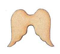 Wooden Angel Wings x 25 Pack/MDF Christmas Card Making Embellishment/Xmas Eve Box Crafting Blank Shape (40mm / 4cm)