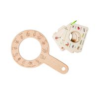 Wooden Animal Explorers Set With Magnifier For Outdoor Nature Discovery And Early Learning Toy Wooden Glass Toy Set