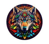 Wooden Animal Shaped Desktop Ornament Figurines, Irregular Desktop Ornaments (A2, 10)